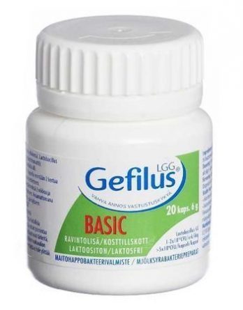 Gefilus Basic maitohappobakteeri 20 kaps