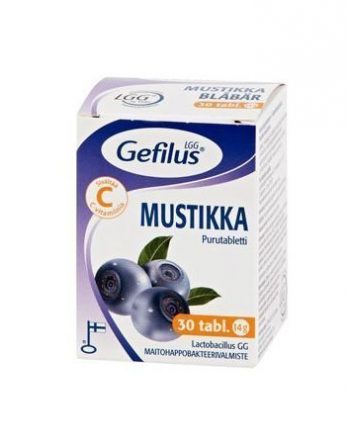 Gefilus Mustikka purutabletti 30 kpl