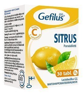 Gefilus Sitrus purutabletti 30 kpl