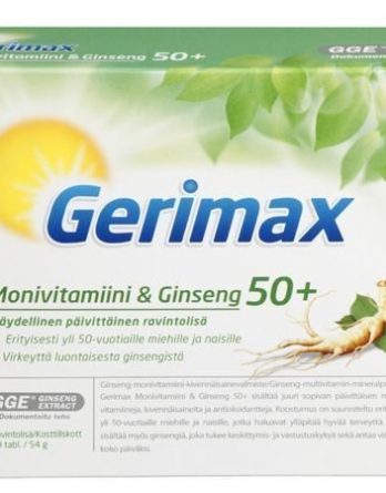 Gerimax monivitamiini & ginseng 50+