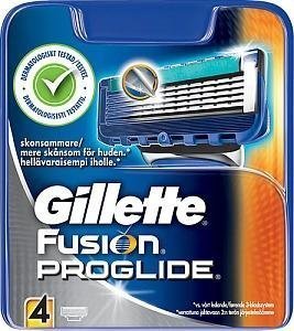 Gillette Fusion Proglide Partaterä 4 kpl
