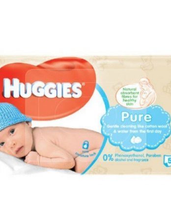 Huggies Wipes Pure 56 kpl
