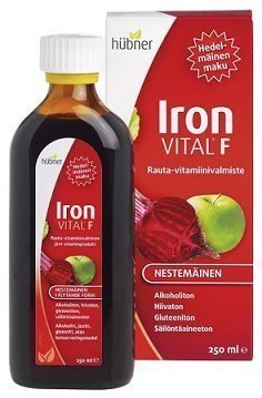 Iron Vital F rauta-vitamiinivalmiste 250 ml