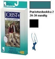 Jobst ActiveWear 20-30 mmHg polvipit. tukisukat musta L