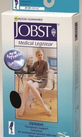 Jobst Opaque 20-30 mmHg polvipituiset tukisukat musta L