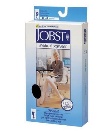 Jobst Opaque 30-40 mmHg polvipituiset tukisukat musta L