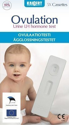 KAIGERT Ovulaatiotesti kasetti 5 kpl.