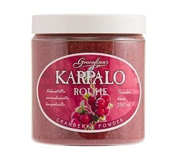 Karpalorouhe 250 ml paino 65g Greenfinns