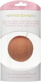 Konjac Sponge Pink Clay 1 kpl