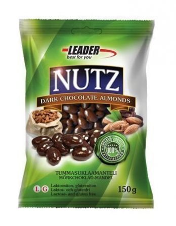 Leader Nutz Manteli Tummasuklaa 150 g