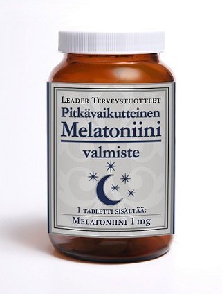 Leader Pitkävaikutteinen Melatoniini 1mg 100 tablettia
