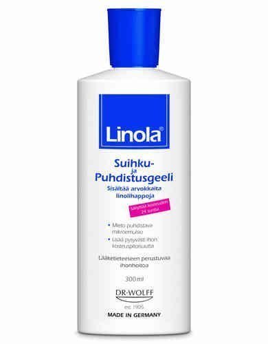 Linola Suihku- ja puhdistusgeeli 300 ml