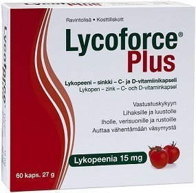 Lycoforce Plus lykopeenikapseli 60 kpl