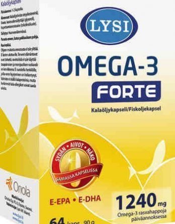 Lysi Omega-3 Forte 64 kapselia