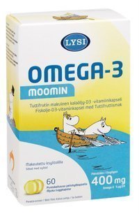 Lysi Omega-3 Moomin 60 kapselia