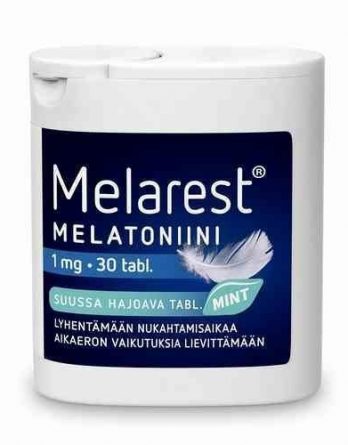 Melarest 1 mg 30 suussa hajoavaa tablettia