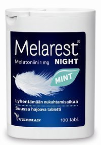Melarest Night Mint 1 mg 100 tablettia