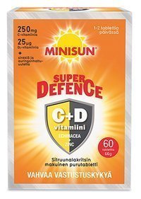 Minisun Super Defence 60 tablettia