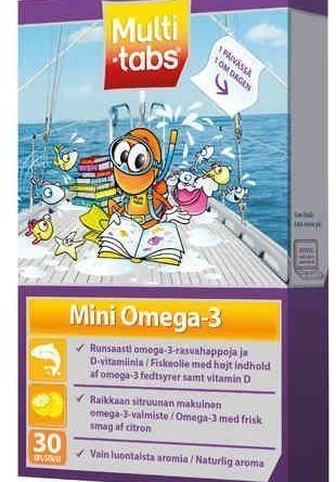 Multi-tabs Mini Omega-3 30 geelipastillia