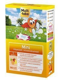 Multi-tabs Mini Tutti-frutti 90 purutablettia