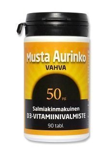 Musta Aurinko Vahva D3 50 µg 90 tablettia