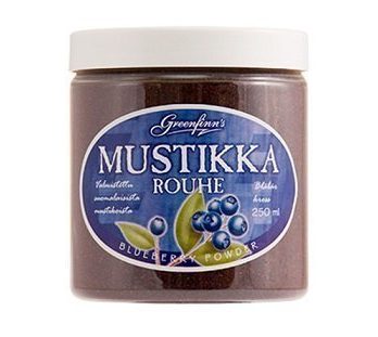 Mustikkarouhe 250 ml paino 100 g Greenfinns