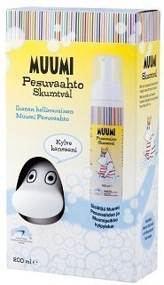 Muumi pesuvaahto 200ml + kylpylelupakkaus