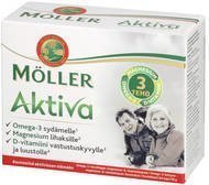 Möller Aktiva Omega-3-Magnesium-D-vitamiini 64 kaps.