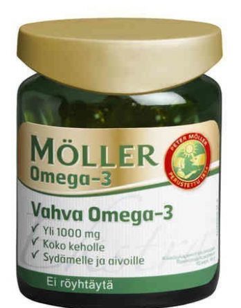 Möller Vahva Omega-3 70 kapselia