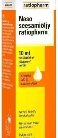 Naso seesamiöljy ratiopharm 10 ml