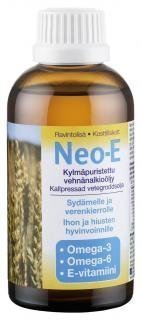 Neo-E Kylmäpuristettu vehnänalkioöljy 200 ml.