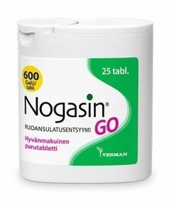 Nogasin GO 25 purutablettia