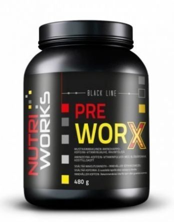 Nutri Works Pre worx tehonlisääjä mustikka 480g