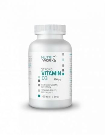 Nutri Works Strong vitamin D3 100 tabl.