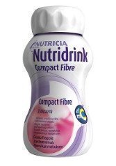 Nutridrink Compact Fibre 4 X 125ml MANSIKKA