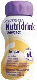 Nutridrink Compact täydennysravintovalmiste 4 x 125 ml MOKKA