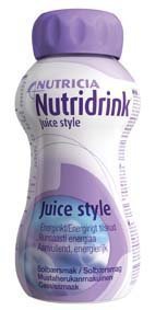 Nutridrink Juice style 4 x 200 ml MUSTAHERUKKA