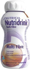 Nutridrink Multi Fibre ravintovalmiste 4 x 200 ml KAAKAO