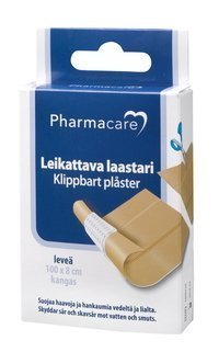 Pharmacare leikattava laastari 1 m x 8 cm