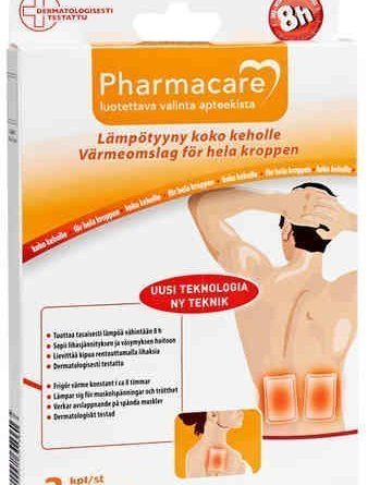 Pharmacare lämpötyyny 10 x 13 cm 2 kpl