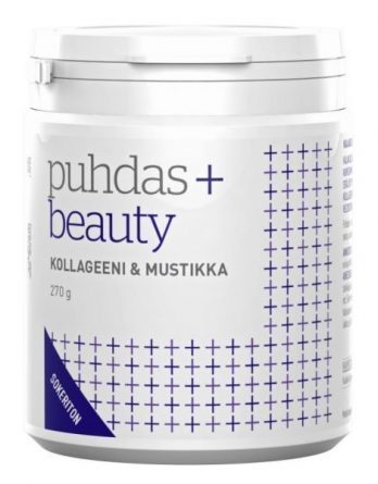 Puhdas+ Beauty Kollageeni ja mustikka valmiste 270 g