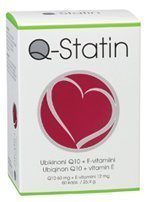 Q-Statin 60mg + E-vitamiini 12mg 60 kapselia