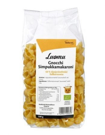 Reformi Luomu gnocchi simpukamakaroni 500 g