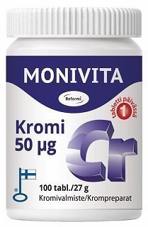 Reformi Monivita Kromi 100 tablettia