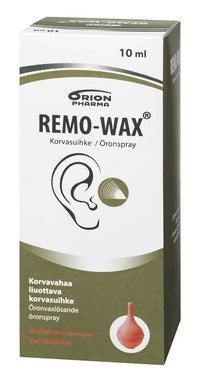 Remo-Wax korvasuihke 10 ml + korvapumppu