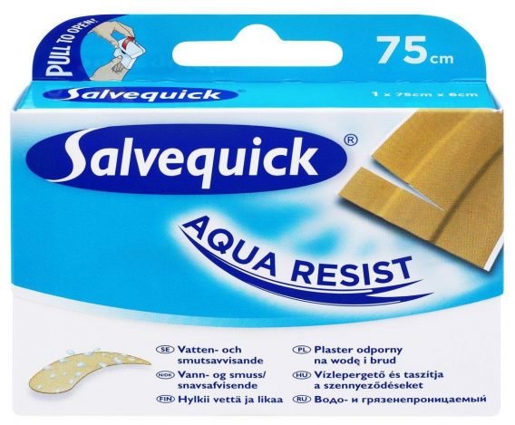 Salvequick Aqua Resist Muovilaastari Leikattava 75 Cm