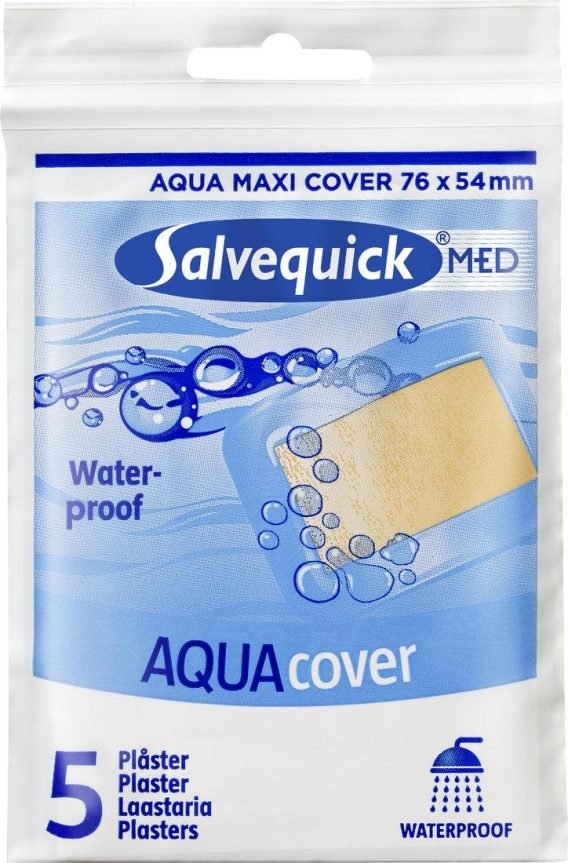 Salvequick Med Aqua Cover Laastari 5 Kpl