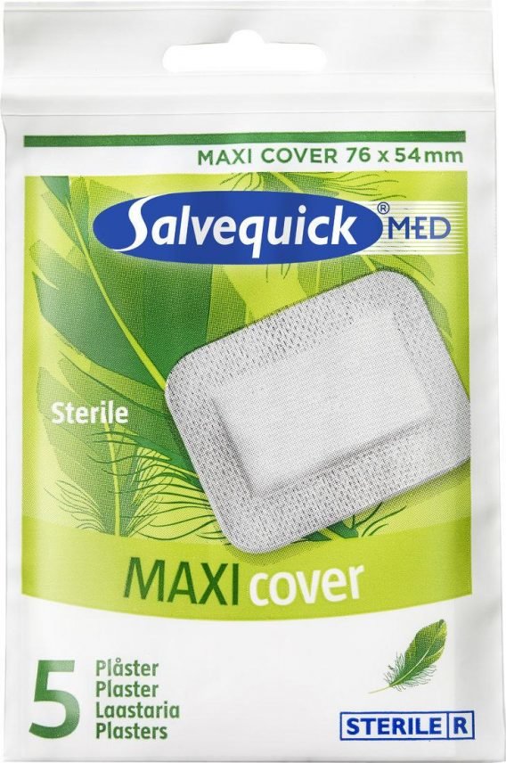 Salvequick Med Maxi Cover Laastari 5 Kpl