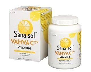 Sana-sol Vahva C-vitamiini 500mg 200 tablettia