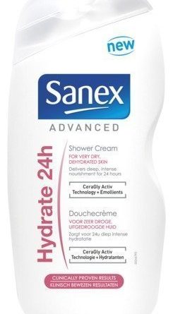 Sanex Advanced Hydrate 24h suihkusaippua 500 ml